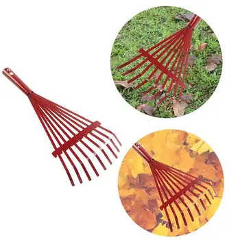 

Nine-toothed Deciduous Grass Grasshopper Steel Wire Large Scorpion Sundries Deciduous Stalk Loose Soil Gardening Tool Lawn