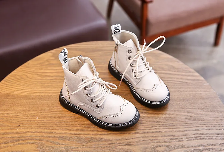 MXHY/ботинки в британском стиле для мальчиков и девочек; коллекция года; сезон весна-осень-зима; новые детские ботинки; ботинки принцессы для больших мальчиков