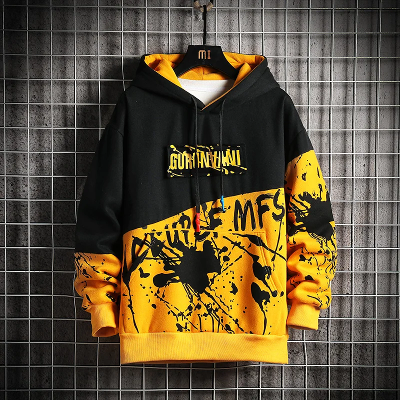 thick yellow hoodie