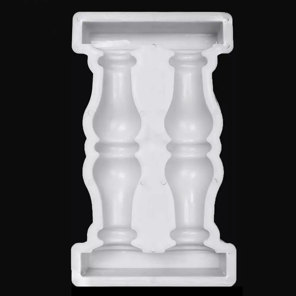 Roman Vase Column Plastic Fence Mold Double Vase Art Fence Mold Path for Concrete DIY Home Garden Ornament Decor