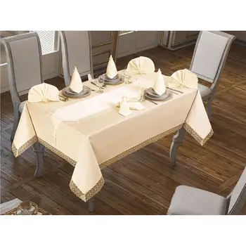 

Kdk Carefree Table Cover Set 18 Piece Pitikare Cappucino