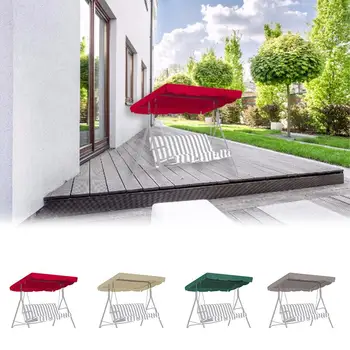 

Swing Canopy Replacement Waterproof Top Cover For Garden Courtyard Outdoor Swing Chair Hammock Swing Chair Awning