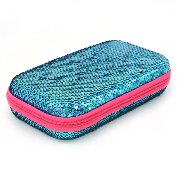 Blue EVA пенал Чехол Estuche Escolar Kalem Kutusu Etui коробка для карандашей Lapices Cartucheras Para Lapices Unicorn школьная сумка - Цвет: Blue
