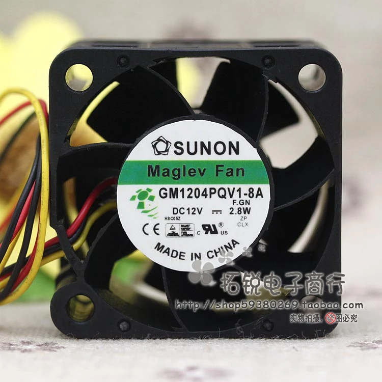 

SUNON Sunon GM1204PQV1-8A 4cm 4028 12V 2.8W Speed High Speed Servers Fan
