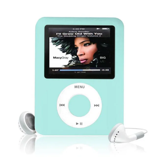 3TH GEN Встроенный 32 ГБ памяти MP3-плеер 1,8 дюймов fm-радио Голосовая электронная книга с функцией записи музыки мини-легкий плеер - Цвет: Blue