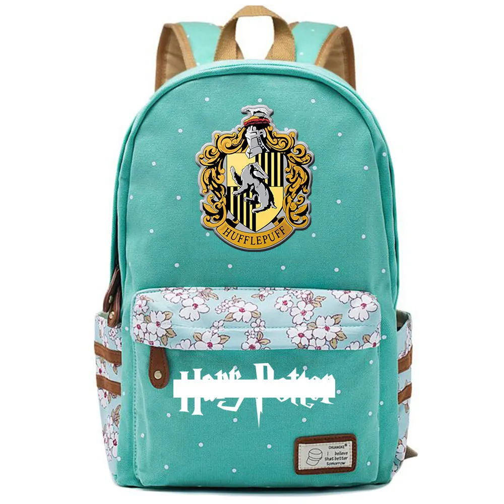 F0301 Горячая Волшебная школа Ravenclaw Орел детская школьная сумка для девочек Женская сумка рюкзак для подростков холщовый женский рюкзак - Цвет: F03-15