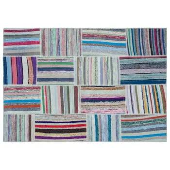 

Handmade Multicolor Vintage Patchwork Rug Area Rug 160x230 Cm-5'3''X7'7''