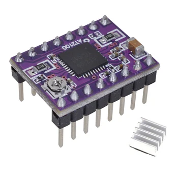 

Super Silent At2100 Stepper Motor Driver Module + Heat Sink For 3D Printing Motherboard Vs Tmc2100 Tmc2208