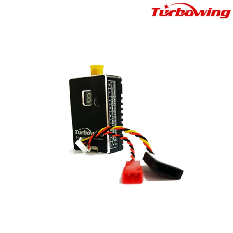 Turboing 5,8g 1W FPV видео передатчик с антенной 3 км Диапазон для многороторного дрона с фиксированным крылом аэрофотосъемки