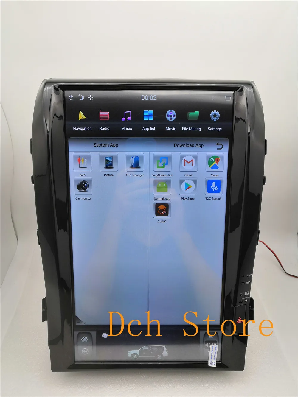 Top 16 inch tesla style Android 8.1 Car DVD player GPS Navi For Toyota Land Cruiser landcruiser LC200 2007-2015 VXR GXR px6 CARPLAY 13