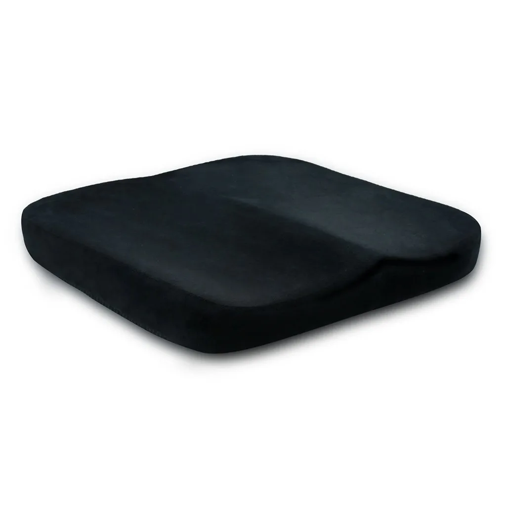 Memory Cotton Black Crystal Super Soft Cloth Non-Slip Cloth Seat Cushion Suitable For Office Chairs And Wheelchairs#YL10