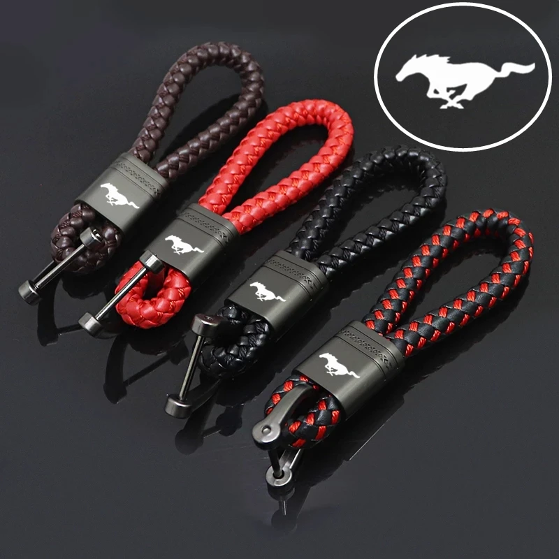 Автомобильный брелок для ключей кожаный Металлический Пряжка из металлического сплава с эластичной