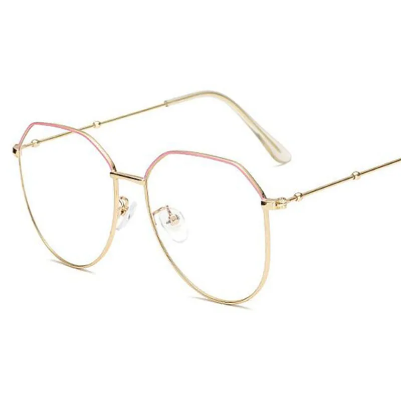 Metal Irregular Polygon Myopia Eyeglasses Women Men Prescription Spectacles Eyewear -0.5 -0.75 -1 -1.25 -1.5 -2 -2.5 -3 -3.5 -4 6