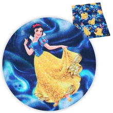 50*140 см принцесса дизайн Лоскутная Ткань с принтом хлопок ткань для ткани Дети Домашний текстиль для шитья куклы, c4157