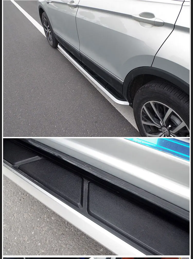 High Quality aluminum Car Running Boards Auto Side Step Bar Pedals for Volkswagen teramont/Atlas Car styling