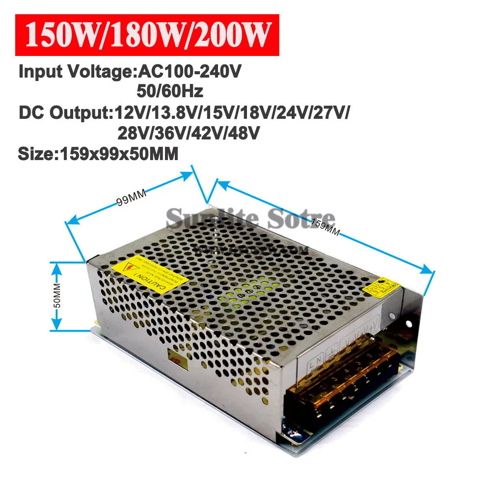 12V-48V 150W-200W