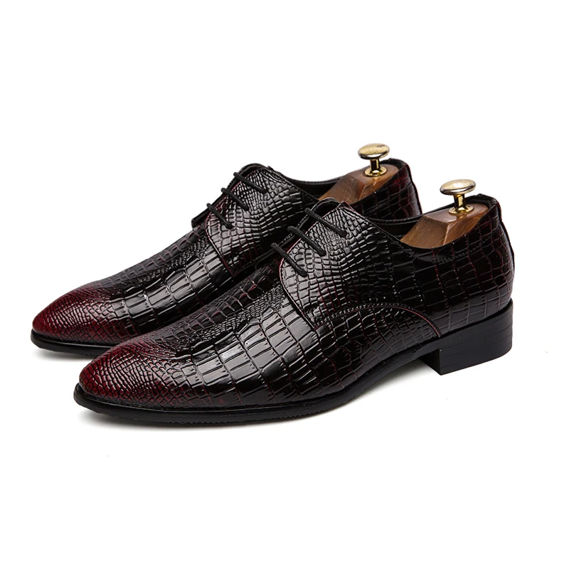 Men Shoes England Trend Leisure Leather Shoes Breathable For Male Footwear Loafers Men Flats 3#15D50
