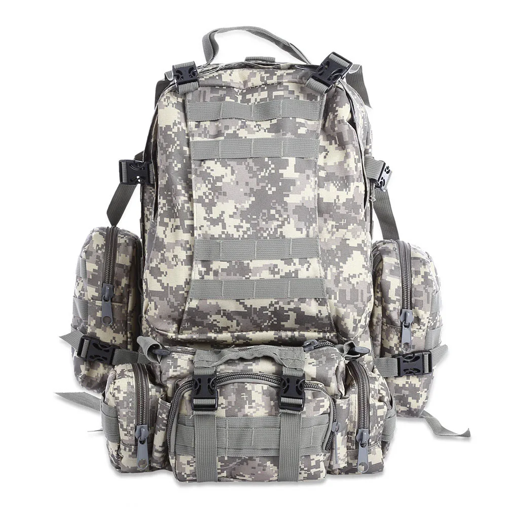 Тактический рюкзак 4 в 1 50 л военные сумки армейский Molle уличная спортивная сумка