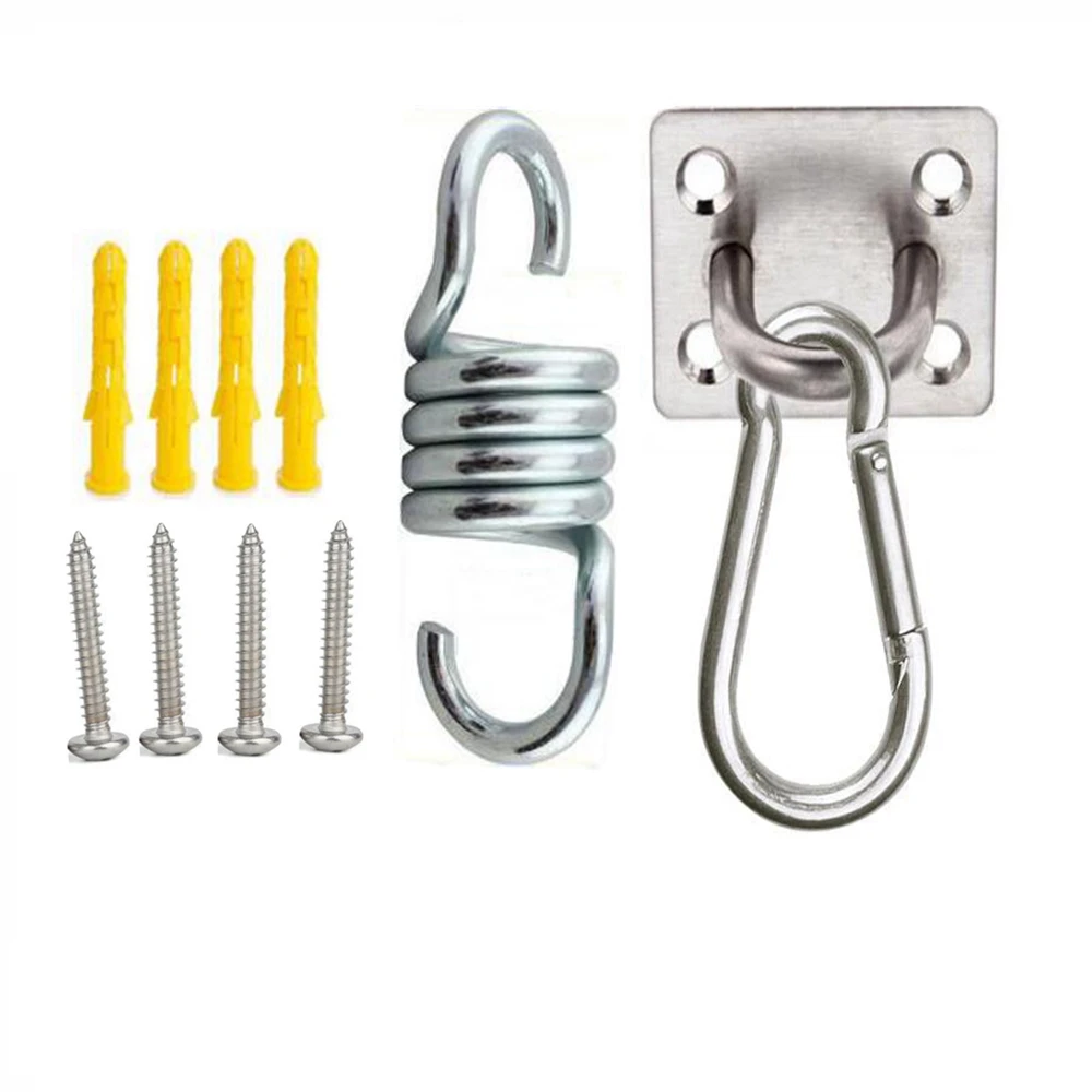 304 Stainless Steel Ceiling Hanging Kit Anchor Suspension Bracket Hook Hanger For Yoga Hammock Sex Swing Hanging Chair Sandbag 