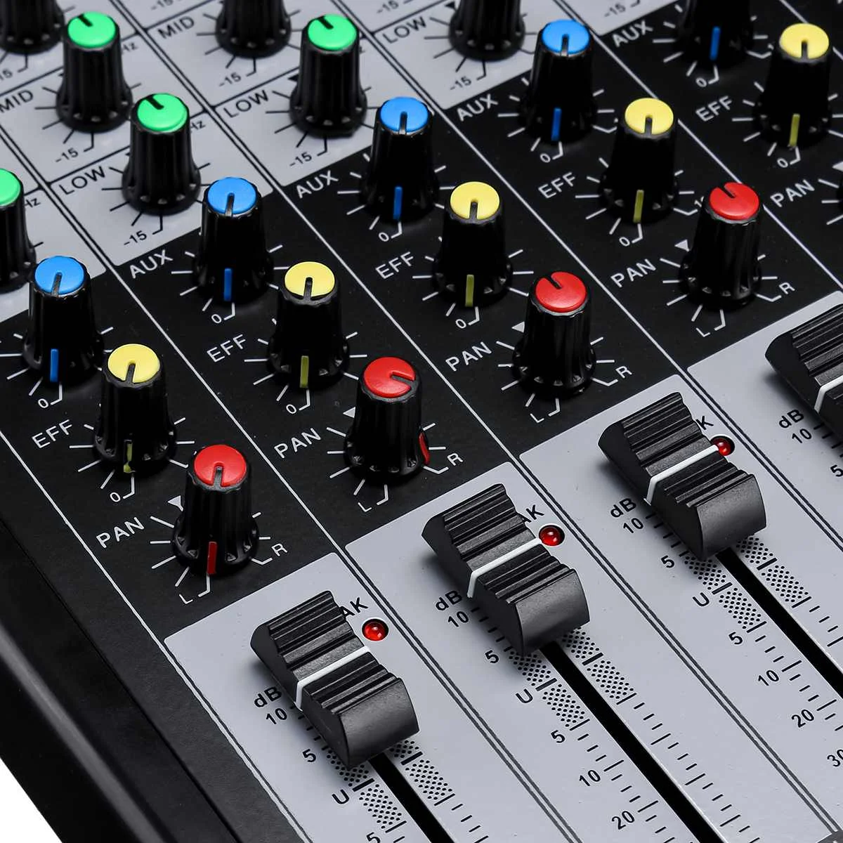 12 каналов bluetooth DJ звук аудио микшер консоль Профессиональный Live Studio усилитель с USB XLR 48 В фантомное питание караоке