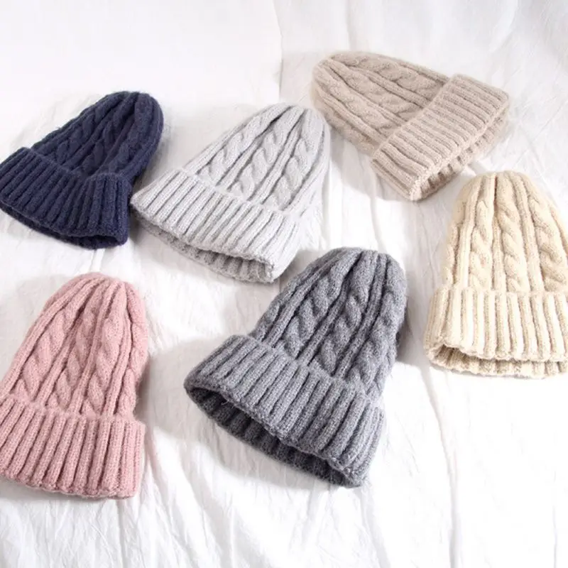 Женская шапка унисекс из смесового хлопка, однотонные теплые мягкие вязаные шапки в стиле хип-хоп, мужские зимние шапки, женские шапочки для девочек Y3