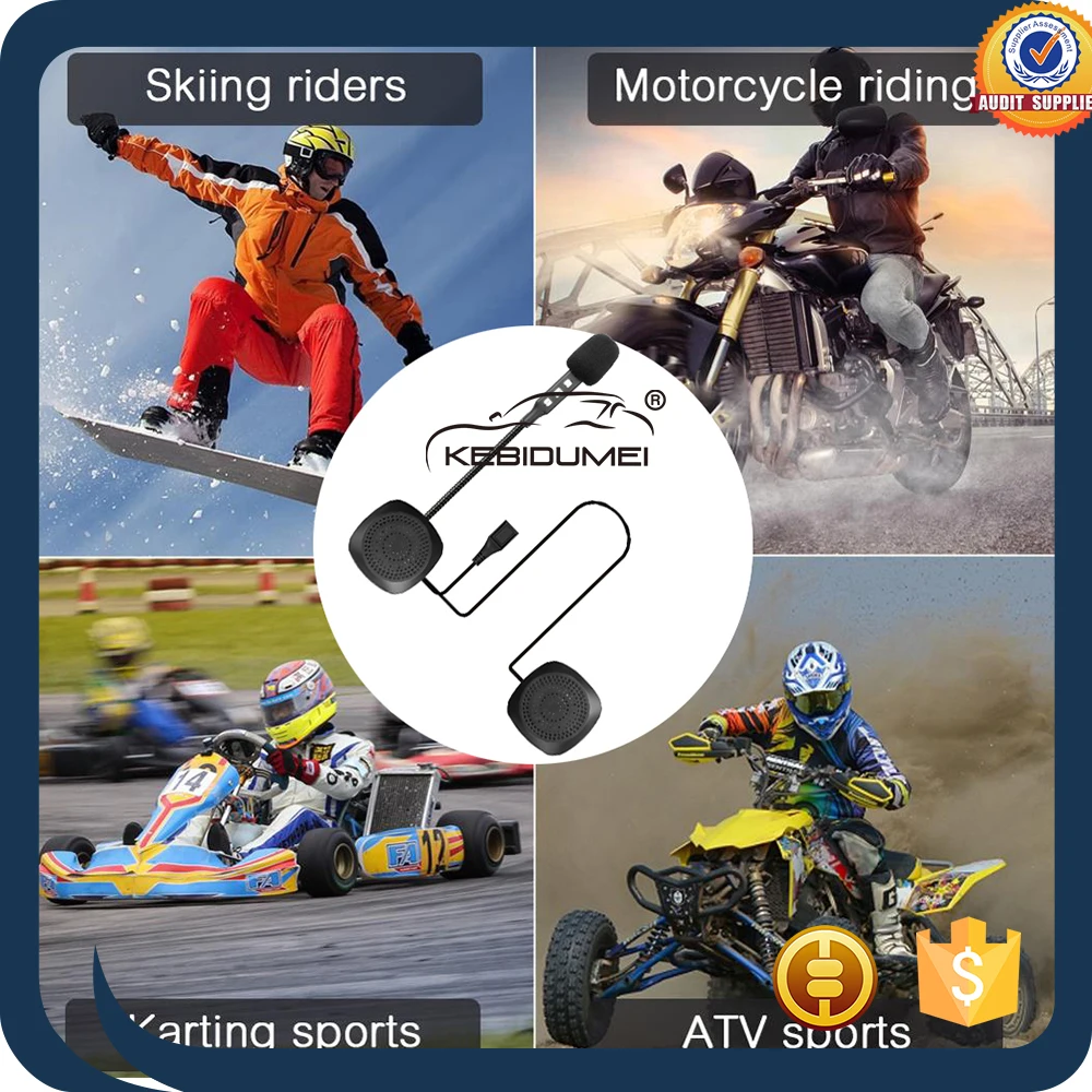 

Bluetooth-гарнитура мотоциклетная Водонепроницаемая с поддержкой bluetooth 5,0