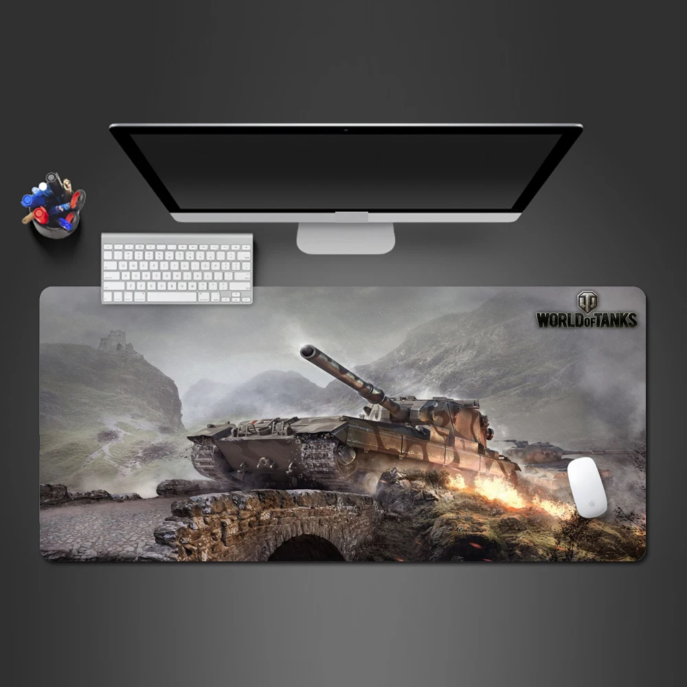 Cool World Of Tanks коврик для мыши на мостике большой Мыши Компьютерный Wot супер крутой