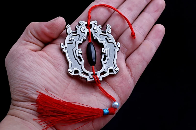 Mo Dao Zu Shi Weapon Model Wei WuXian Cosplay Props Yin Hu Fu Grandmaster of Demonic Cultivation Lan Wangji Accessories Amulet game cosplay props