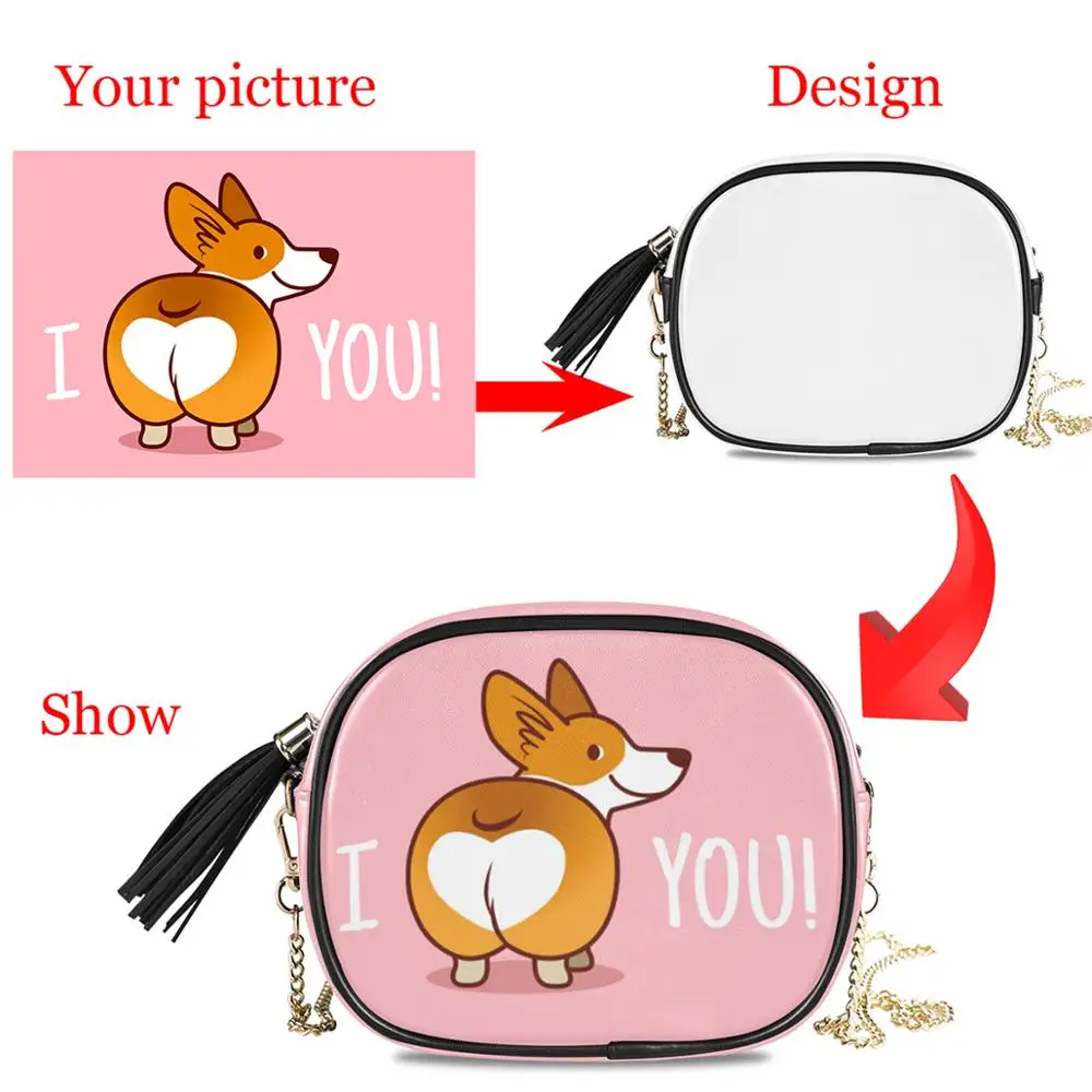 

ALAZA Crossbody custom Chain Women bags Shoulder bag custom made High-quality PU leather Messenger Bag lady Small Square Bags