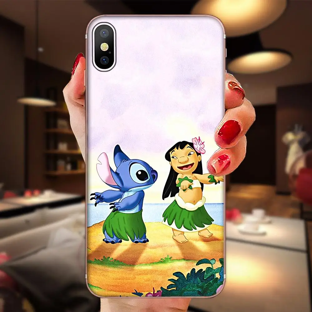 Милый из мультфильма «Лило Стич» Аниме Мягкие Чехлы из ТПУ кожи для huawei Honor 4C 5A 5C 5X6 6A 6X7 7A 7C 7X8 8C 8S 9 10 10i 20 20i Lite рro