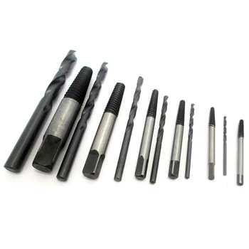 

12pcs Assorted Practical Tool Durable Stud Remover HSS With Case Drill Bits 3-25mm Easy Out Screw Extractor Set