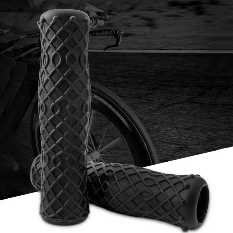 

1Pair Bike Handlebar Grip Practical MTB Outdoor Mountain Bike Cover High Quality Silicone Grip Non-Slip Handle Bike Accessories