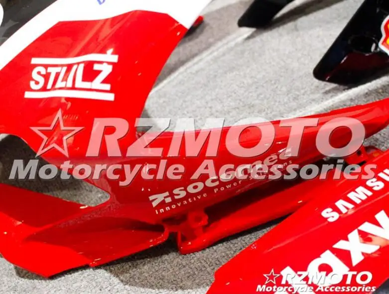 Литье под давлением ABS Обтекатели подходит для DUCATI 959 1299 Panigale 15 16 17 18 пользовательский номер 7 Прохладный