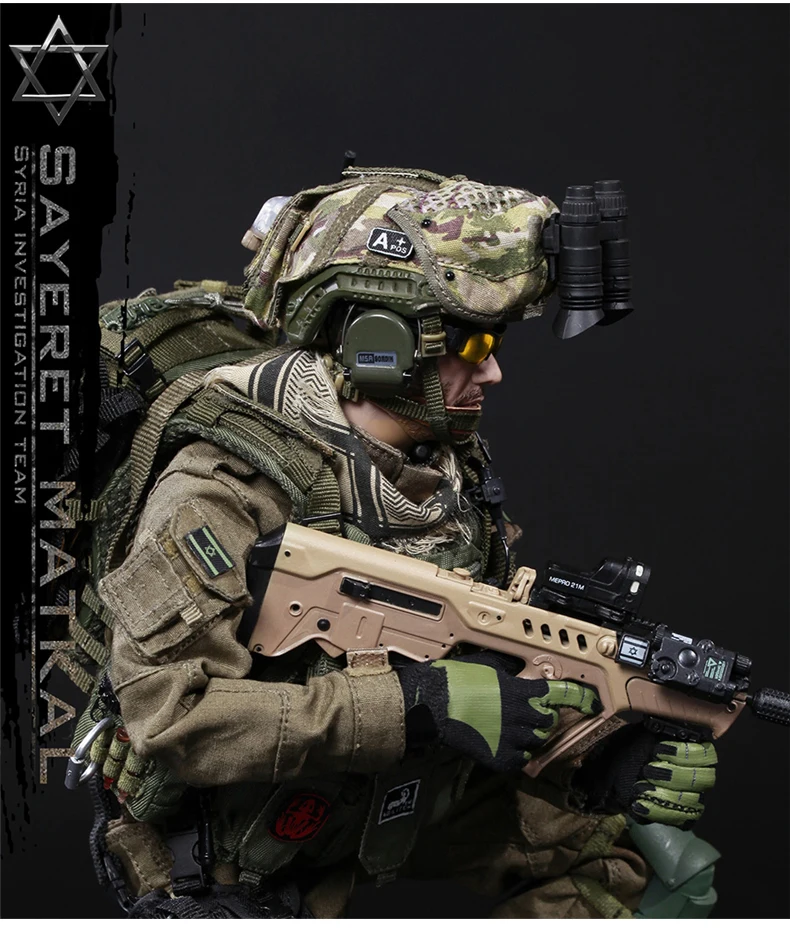 Флагсет FS73017 1/6 Israel Sayeret Matkal siriya Infiltration Soldier Figure