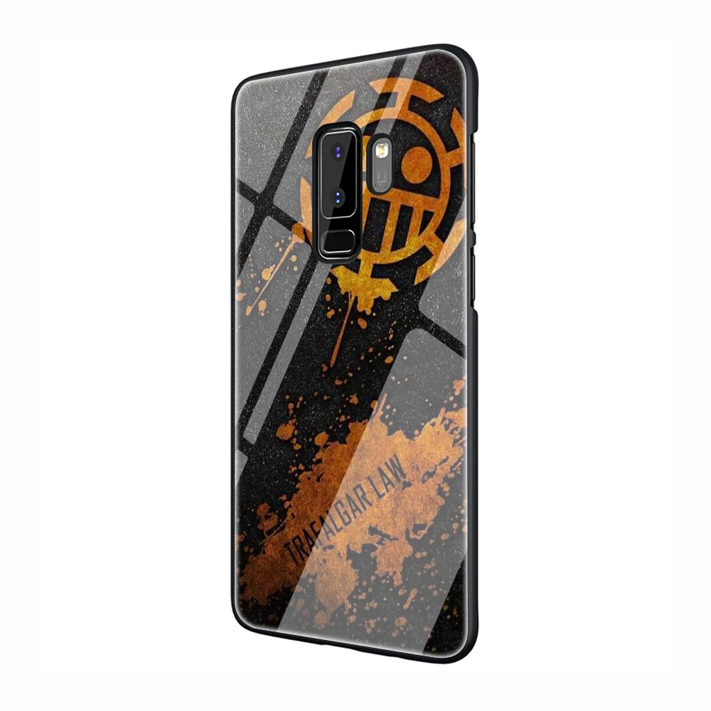 G3 EWAU Одна деталь Трафальгар Ло» из мультфильмов логотип Чехол из закаленного стекла для телефона для samsung S7, 8, 9, 10, 8, 9, 10, плюс A10 20 30 40 50 60 70 - Цвет: G3