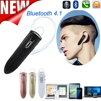 

top selling in Bluetooth 4.1 Wireless Headset Earbud Headphone Earphone With Mic For iPhone PC Support Wholesale Dropshipping
