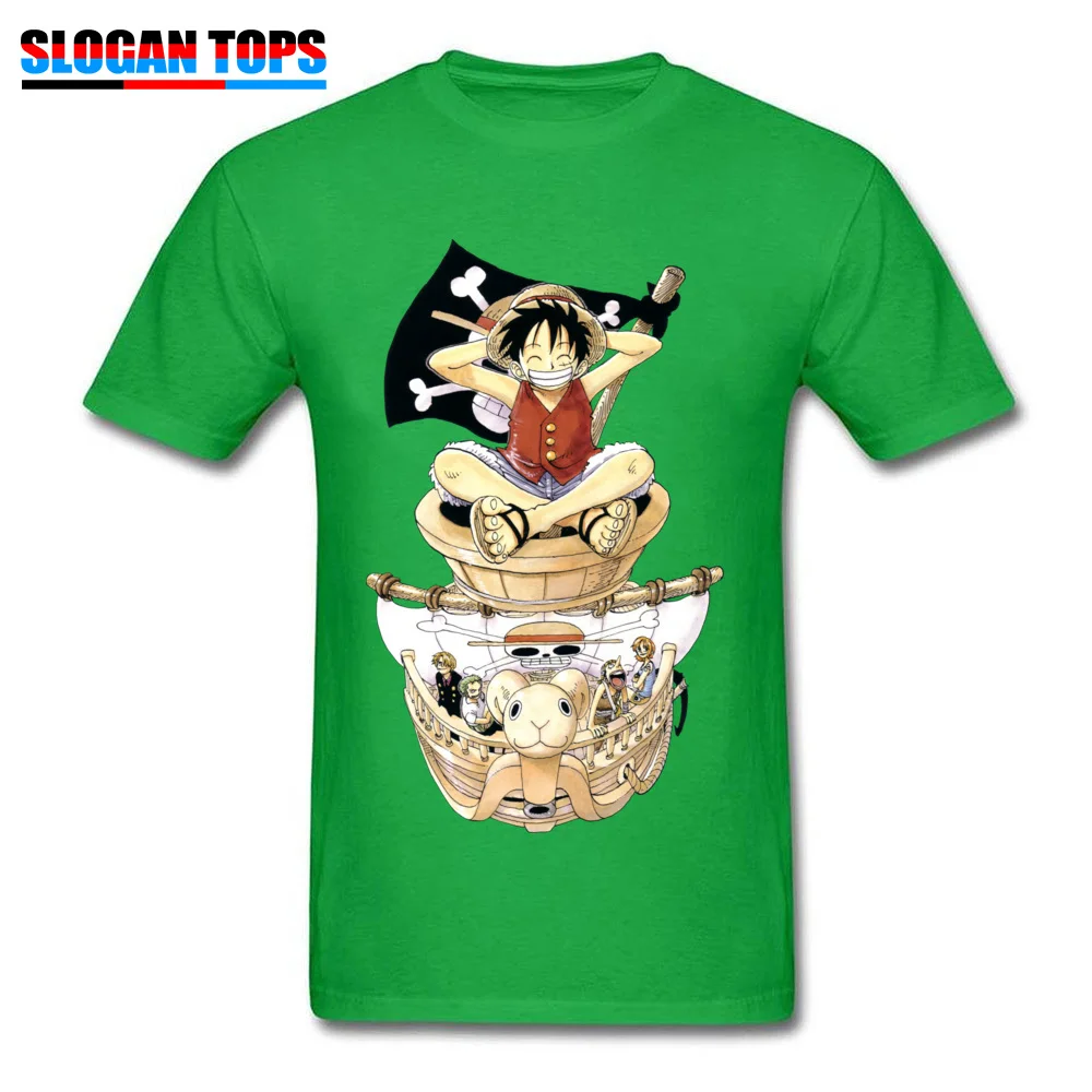 Print Geek T-shirts 2018 Discount NEW YEAR DAY Short Sleeve Crewneck Tops T Shirt 100% Cotton Men Unique Tee Shirt monkey d luffy roronoa zoro one piece green