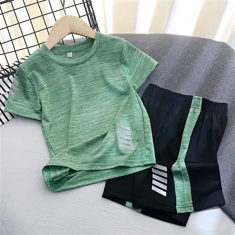 

Новинка 2021, весенне-осенний Летний Детский костюм для девочек и мальчиков, удобная милая детская одежда, детская одежда