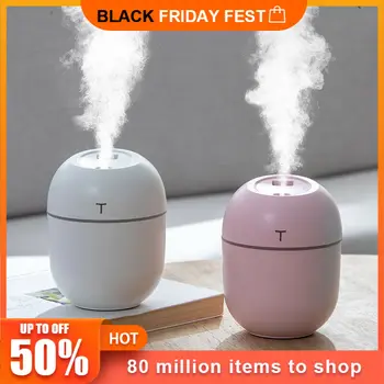

Mini Ultrasonic Air Humidifier 200ML USB Aroma Essential Oil Diffuser for Home Car Fogger Mist Maker with LED Night Lamp