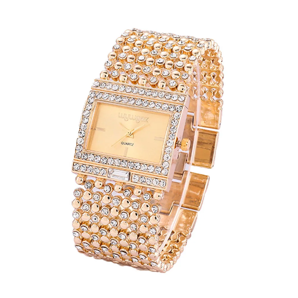 Новинка Reloj Mujer женские круглые часы с бриллиантовым браслетом Аналоговые кварцевые наручные часы с механизмом saat Montre Femme Relogio Feminino