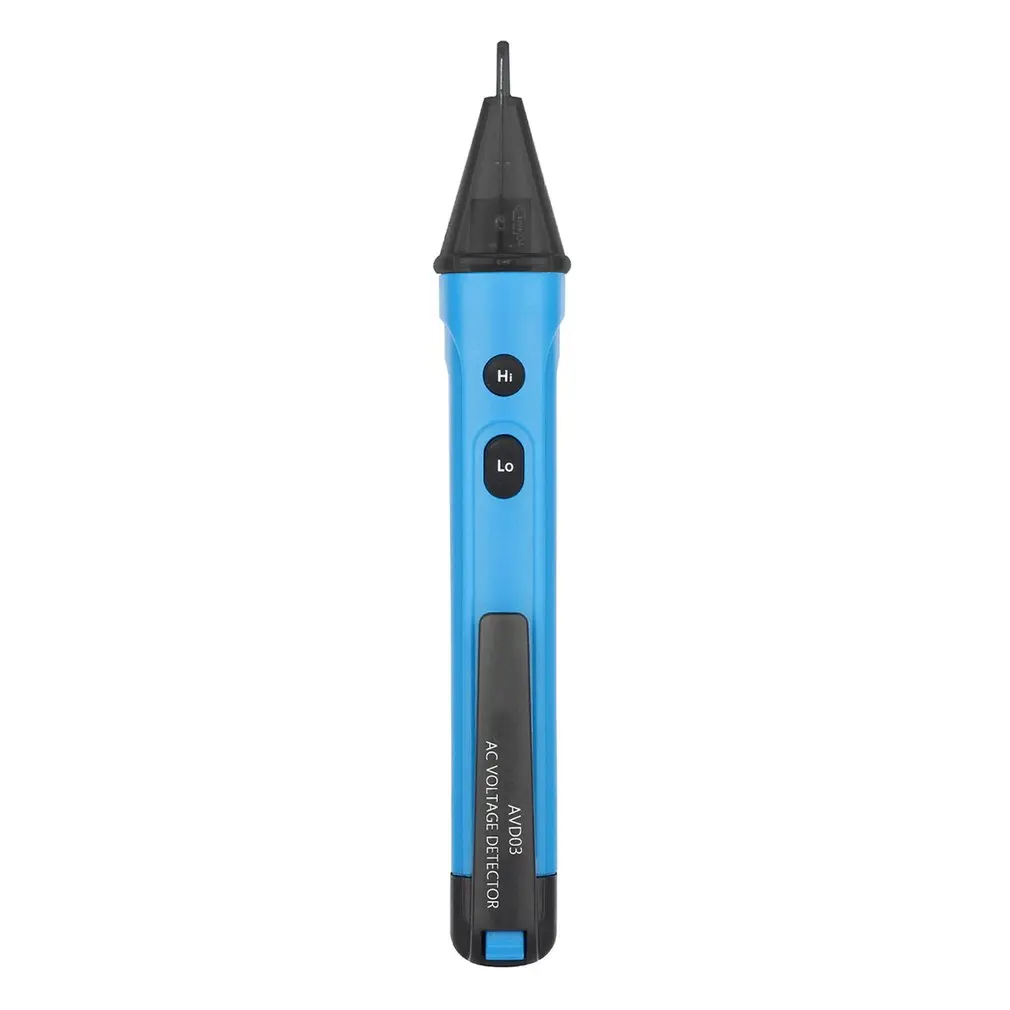 

AVD03 Non-Contact AC Voltage Detector 12V~1000V Pen Style Tester Probe Sound Light Alarm Sensitivity Adjustment