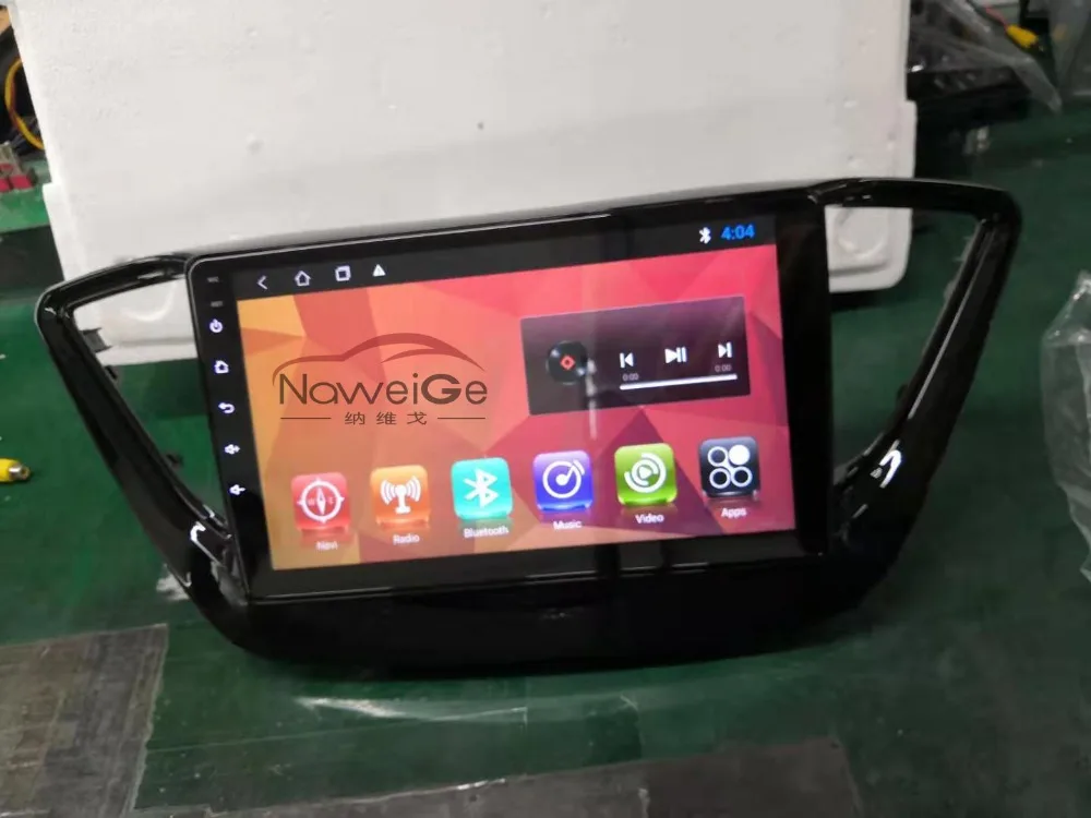 NaweiGe 10,1 дюймов Android автомобильный dvd для hyundai Accent Verna I25 Solaris Автомобильный мультимедийный Стерео gps навигатор Аудио плеер