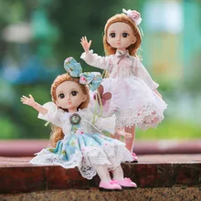 32 см BJD кукла 1/6 с цветочной юбкой в стиле кантри аксессуары для