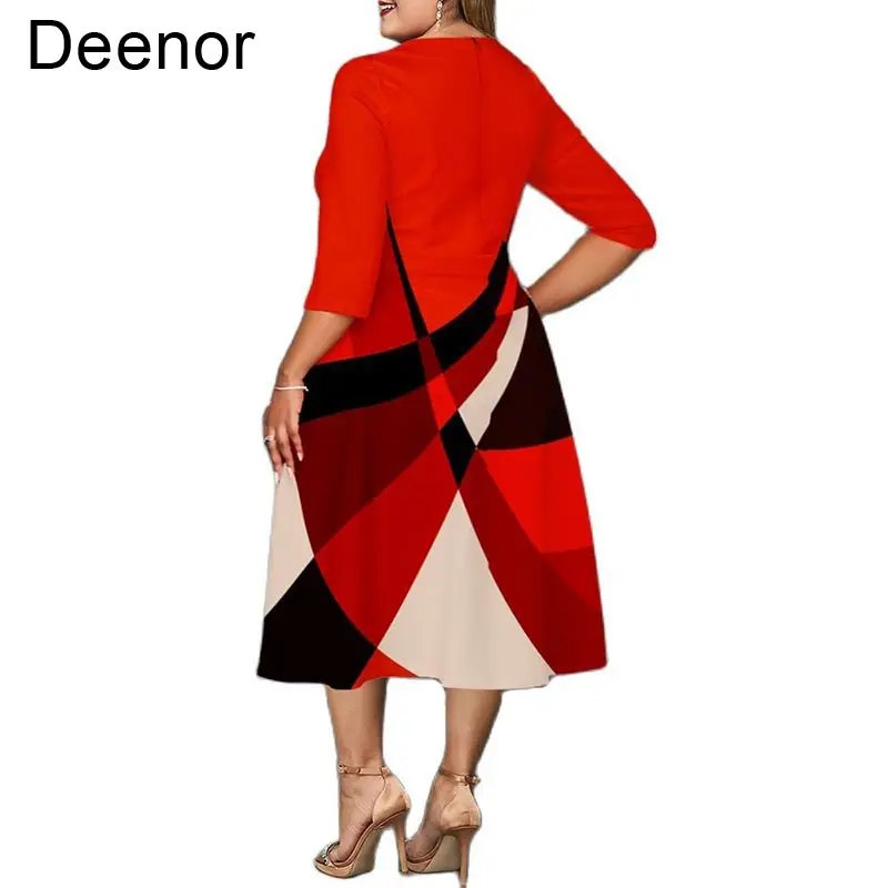 Рисунок 5 - Женское вечернее платье с геометрическим принтом