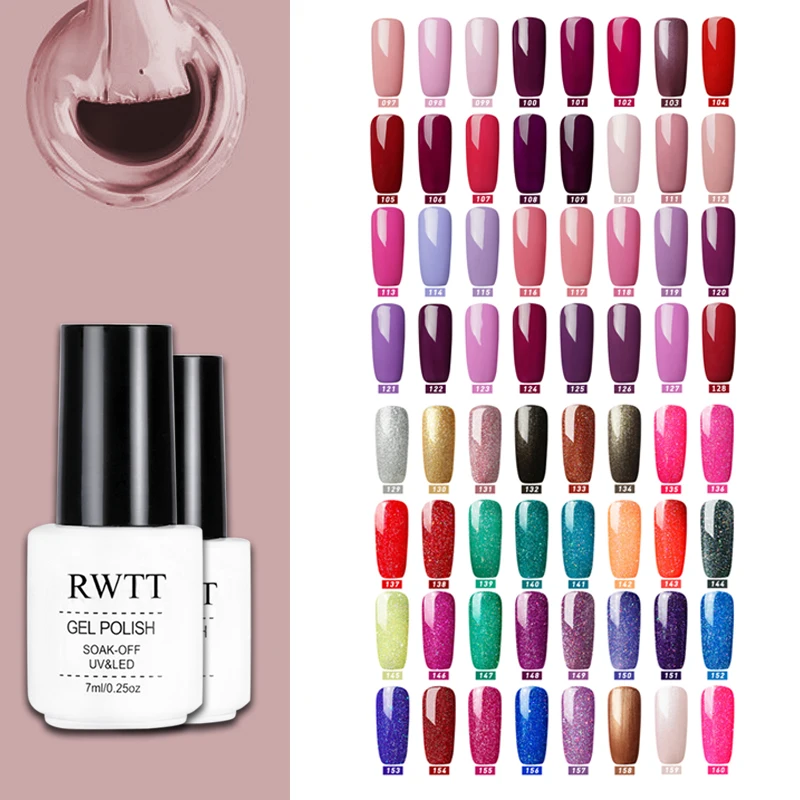 

2019 New Uv Gel Nail Polish Top Uv Led Gel Nail Art Varnish Hybrid Soak Off Gel Lacquer Nail Paint Gel Polish Gellak