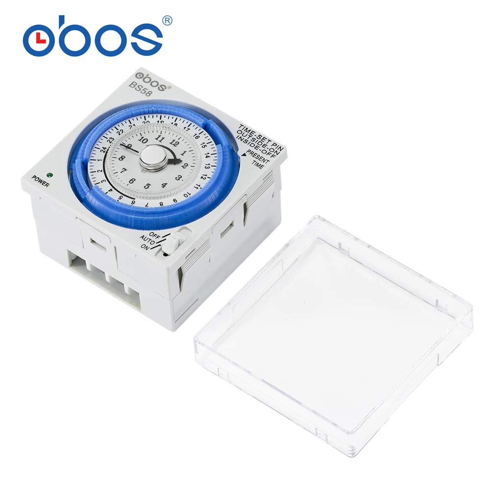 Маленький механический таймер timer100V ~ 220V с небольшим корпусом 96 раз