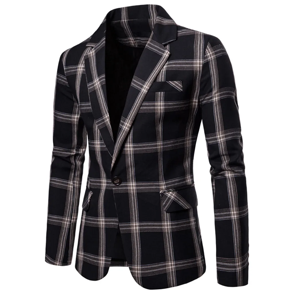 Осенний мужской пиджак в повседневном стиле, хлопковый приталенный высококачественный Роскошный Блейзер, мужской модный брендовый Блейзер, мужской 8,12