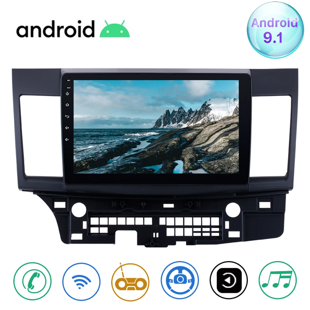 2din Android 9 1 автомобильное радио GPS навигация WIFI для Mitsubishi Lancer 2008-2015 10