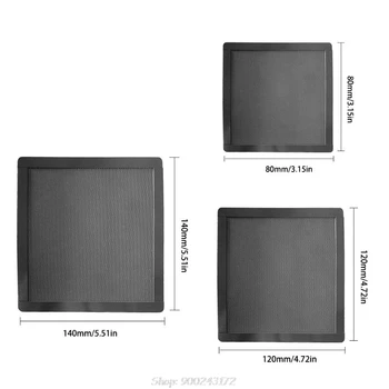 

120x120MM/140x140MM Magnetic Frame Dust Filter Dustproof PVC Mesh Net Cover Guard for Chassis PC Case Cooling Fan O16 20Dropship