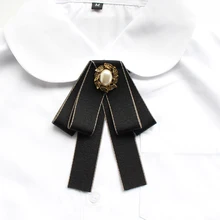 Галстук-бабочка ручной работы, Высококачественная Студенческая стюардесса, мужская деловая Женская Профессиональная рубашка в студенческом стиле, модный галстук-бабочка с кристаллами